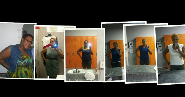 Rosie weight loss collage