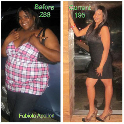 Fabiola weight loss