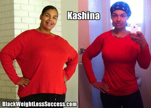 Kashina weight loss success