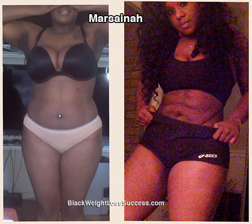 Marsainah before and after