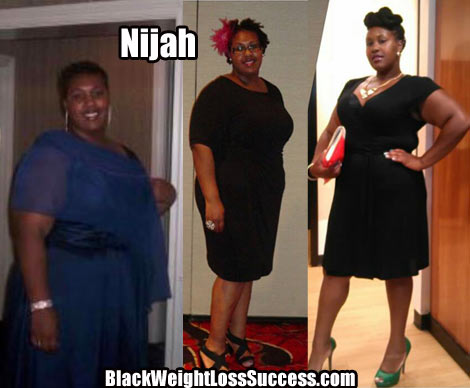 Nijah weight loss photos