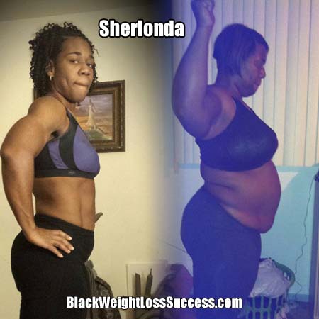 Sherlonda weight loss transformation