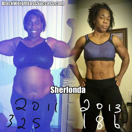 Sherlonda weight loss photos