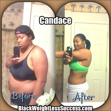 candace weight loss story army