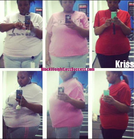 Kriss before and after weight loss