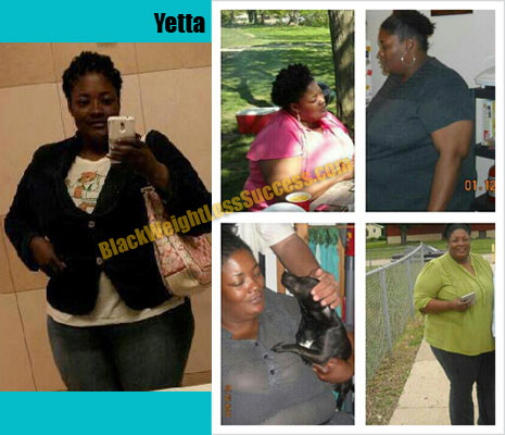 Yetta lost 100 pounds