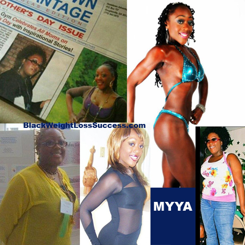 Myya weight loss transformation