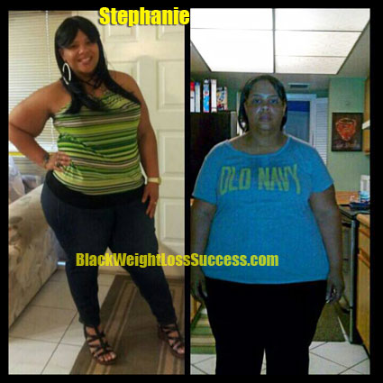 Stephanie weight loss before and after