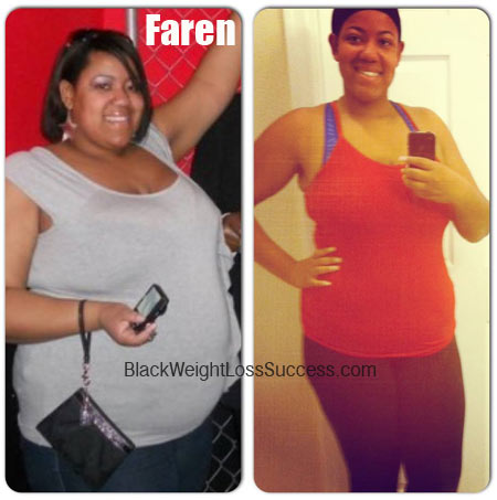 Faren weight loss before and after