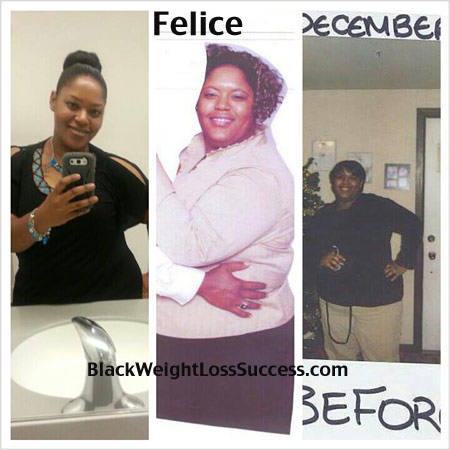 Felice weight loss before and after