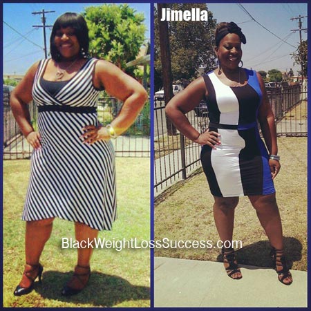 Jimella weight loss before and after