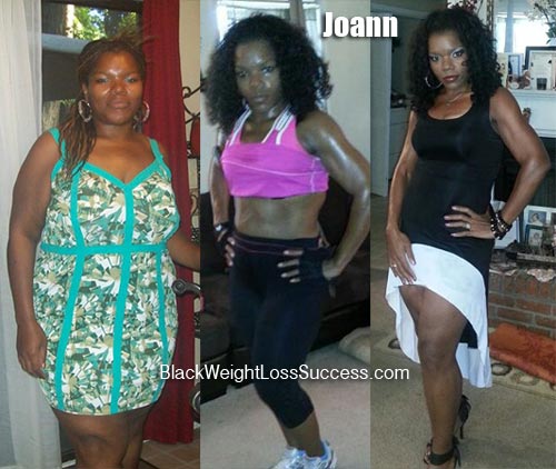 Joann weight loss before and after