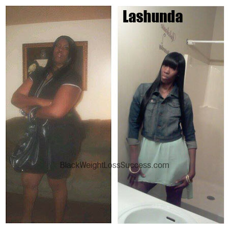 Lashunda weight loss before and after