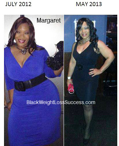 Margaret weight loss before and after