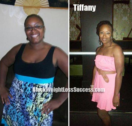 Tiffany weight loss before and after