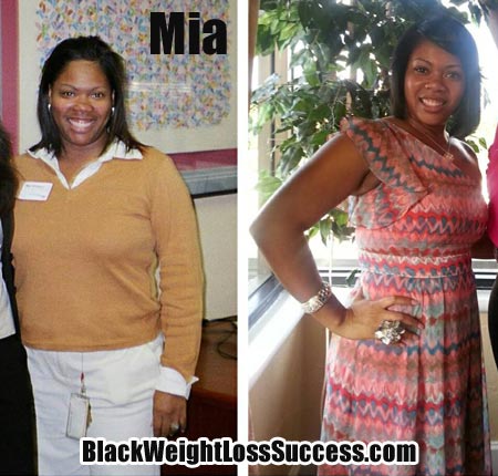 Mia weight loss low carb
