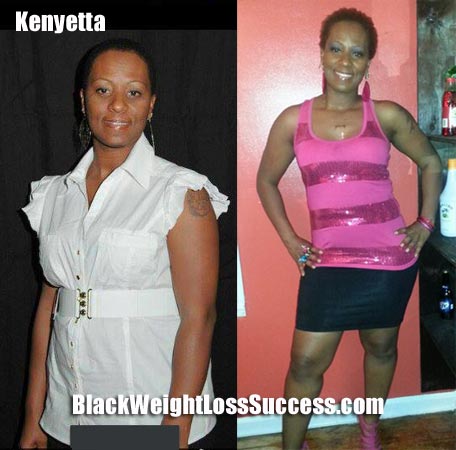 Kenyetta weight loss photos