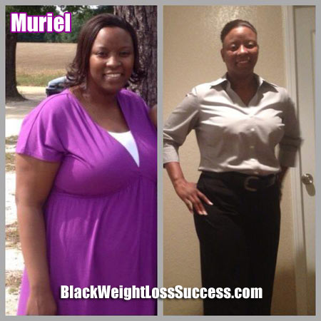 Muriel weight loss photos