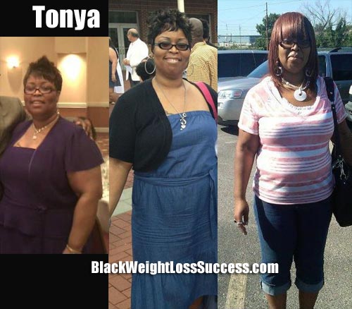 Tonya 100 pounds weight loss