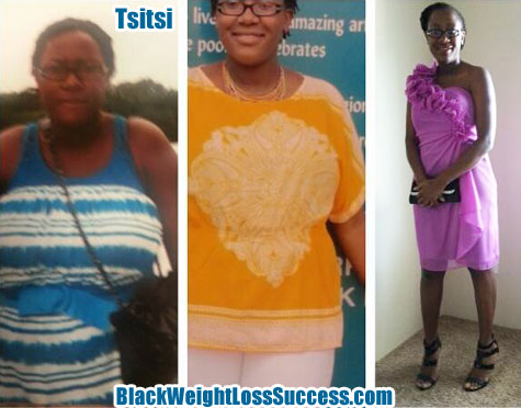 Tsitsi post baby weight loss