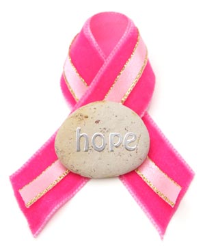 hope ribbon breast cancer
