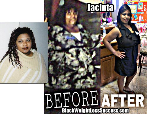 Jacinta weight loss success