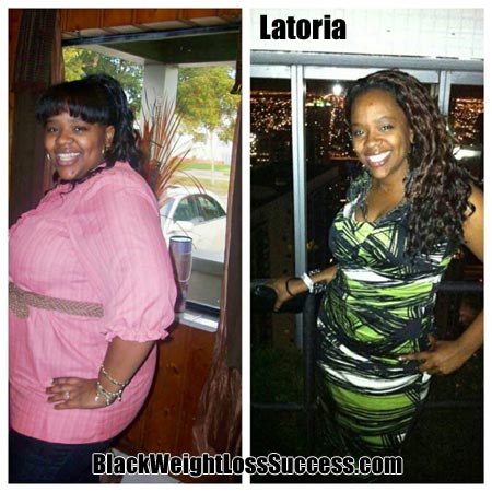Latoria weight loss photos