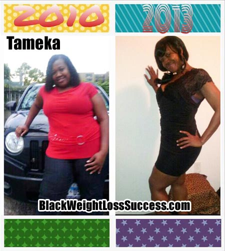 Tameka weight loss photos