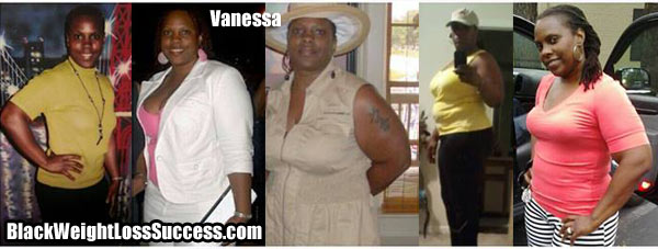 timeline Vanessa weight loss