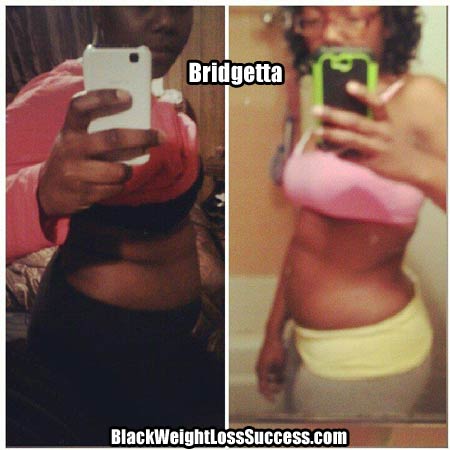 Bridgetta weight loss photos