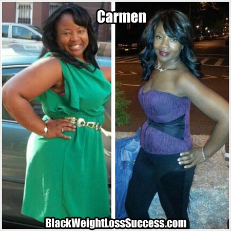 Carmen weight loss photos