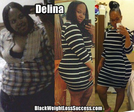 Delina lost weight