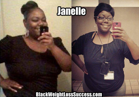 Janelle weight loss photos