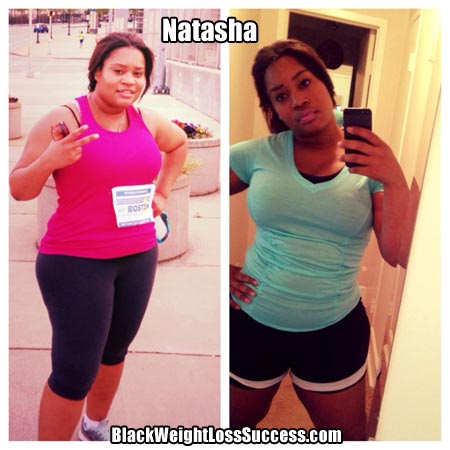 Natasha weight loss photos