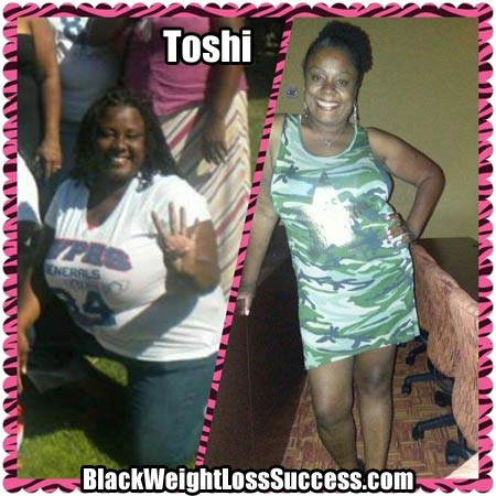 Toshi weight loss success story