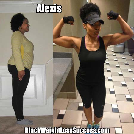 Alexis weight loss transformation