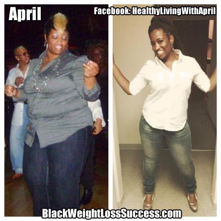 April weight loss photos