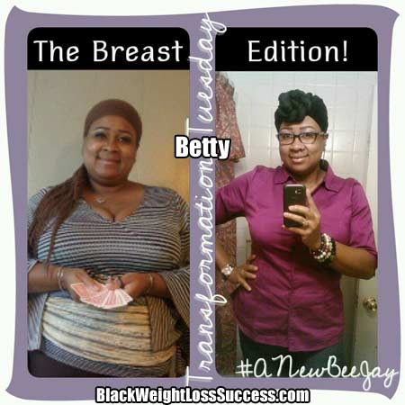 Betty weight loss photos