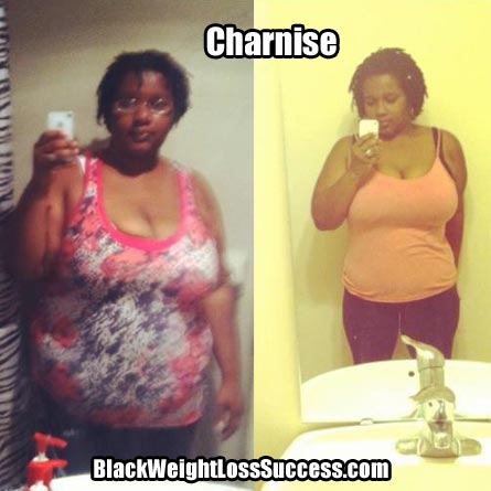 Charnise weight loss photos