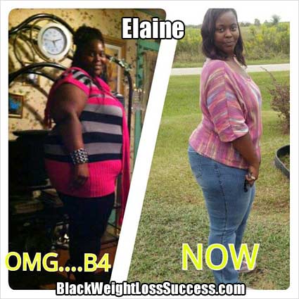Elaine lost 113 pounds