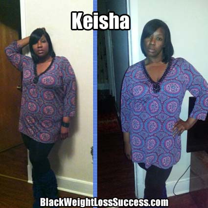 Keisha before and after photos