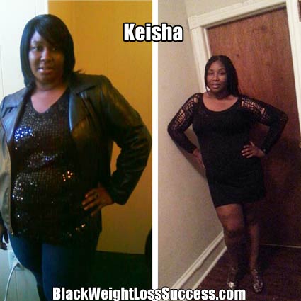 Keisha weight loss photos
