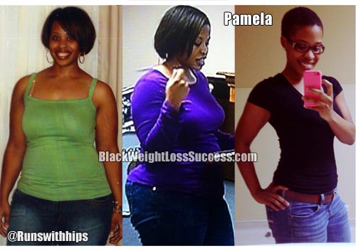 Pamela before and after weight loss