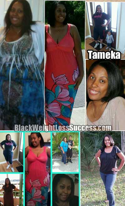 Tameka before and after