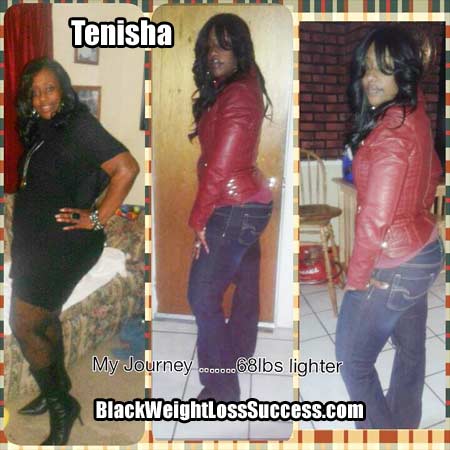 Tenisha weight loss story