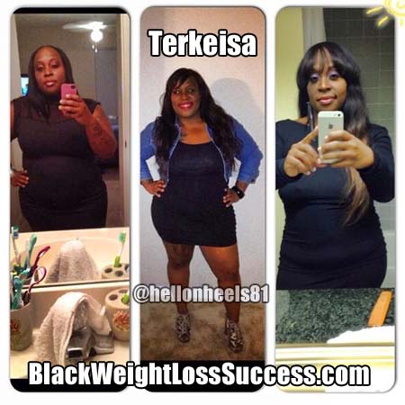 Terkeisa before and after weight loss