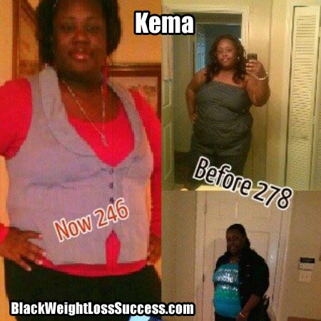 Kema lost weight