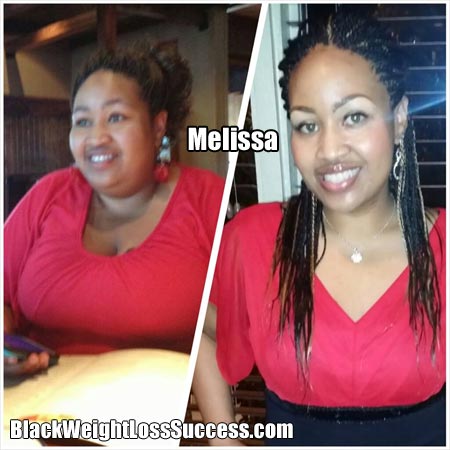 Melissa before and after