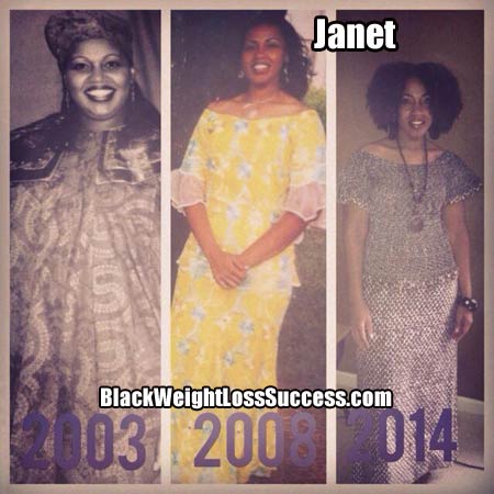 Janet before and after
