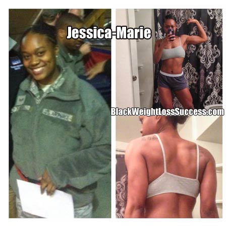 Jessica-Marie weight loss transformation